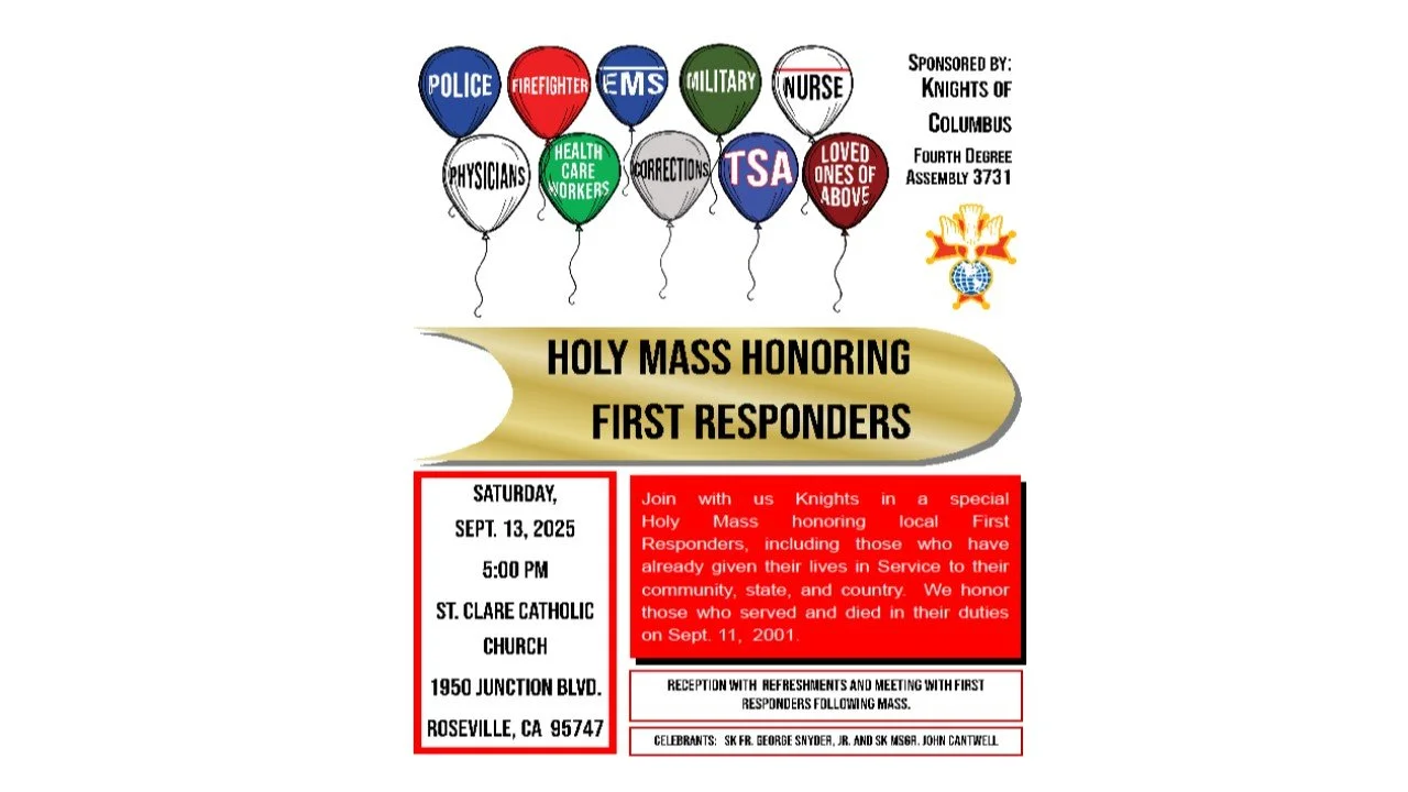 Holy Mass Honoring First Responders