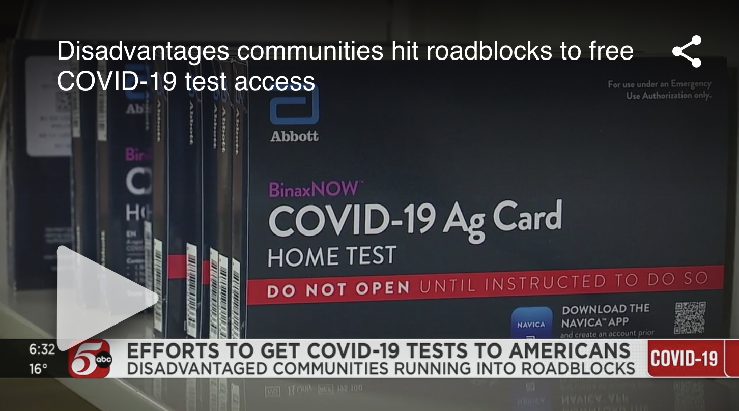 Disadvantaged Populations Face Barriers to Free Federal At-Home COVID Testing Program