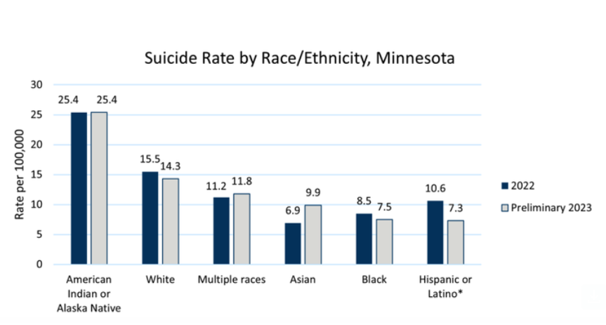 Suicide Deaths Decline in Minnesota