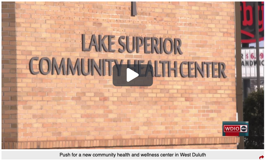 Push for new Lake Superior Community Health and Wellness Center in West Duluth