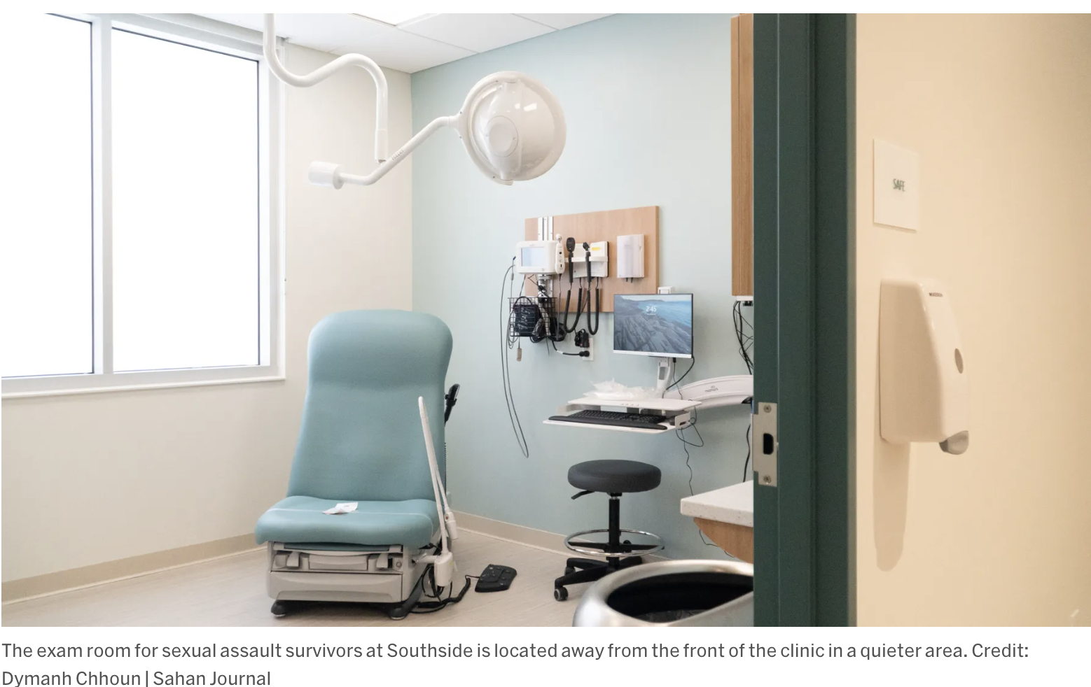 Southside’s New Exam Room for Sexual Assault Survivors Highlighted as a Safer Alternative For Survivors