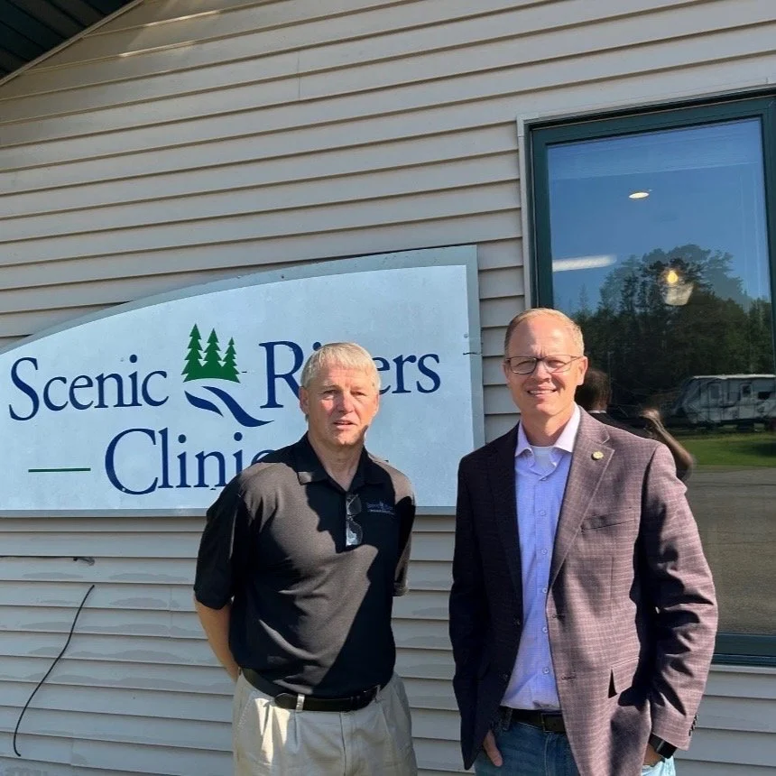 Thank you, Sen. Rob Farnsworth, for visiting Scenic Rivers Health Services!!