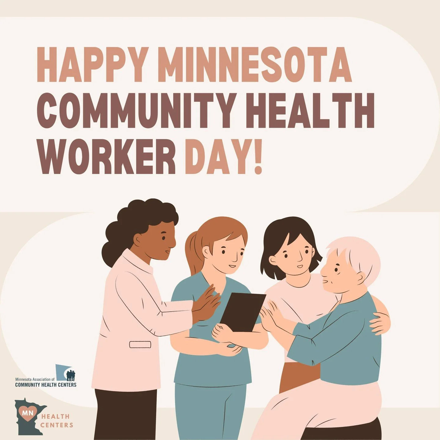 Happy MN Community Health Worker Day! 💙✨

Community Health Workers (CHWs) are a critical part of patient-centered care. At Minnesota Community Health Centers, our 19+ full-time CHWs work tirelessly every day to bridge gaps in care&mdash;helping pati