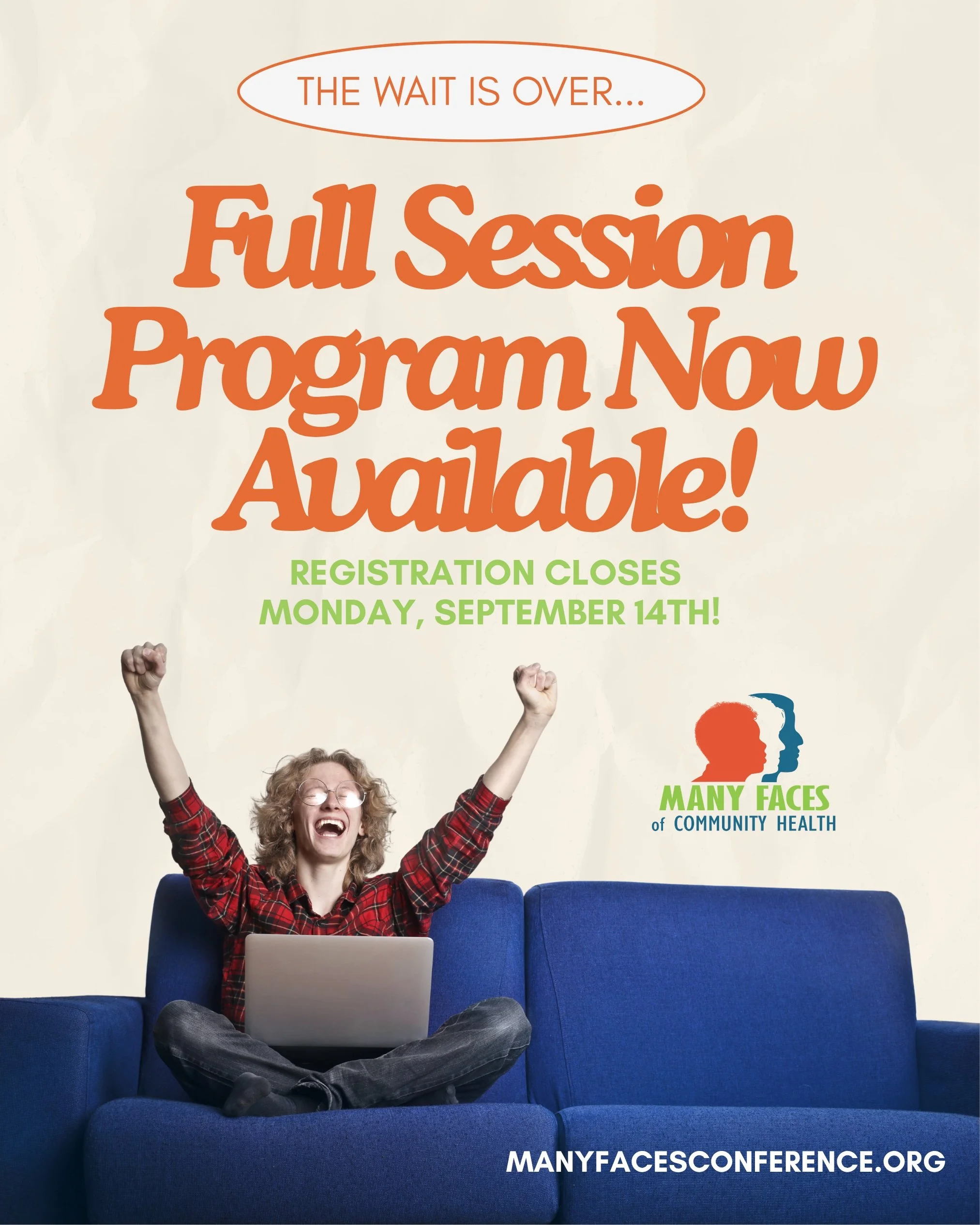 It&rsquo;s here! It&rsquo;s glorious! It took 47 spreadsheets and a lot of coffee, but the FULL conference program is officially live. 🙌

Tap the link in our bio or head to www.manyfacesconference.org/sessions to check out the can't-miss sessions! ?