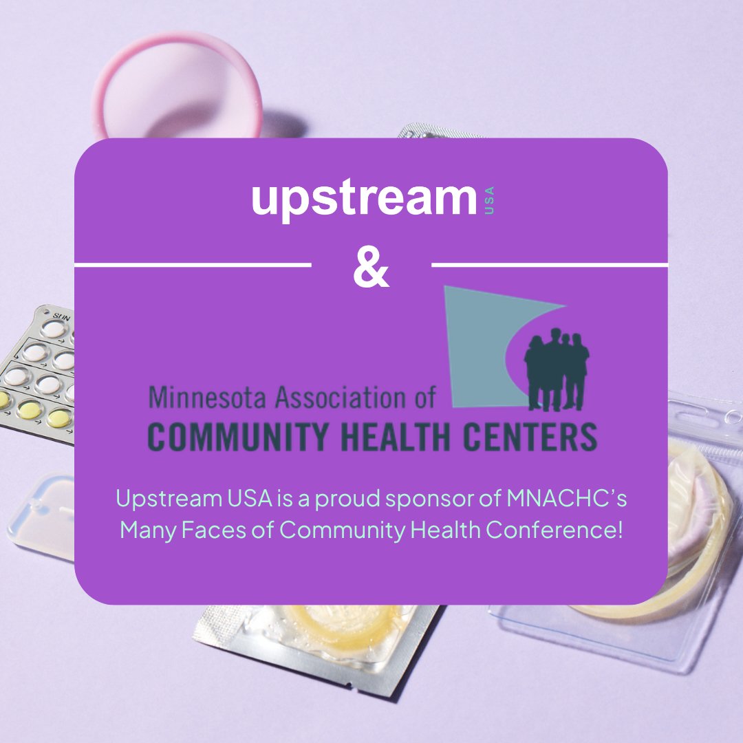 Thank you, Upstream USA, for sponsoring this year's Many Faces of Community Health Conference! 

Upstream USA is a nationally recognized nonprofit working to expand contraceptive access for all. They work with public and private healthcare leaders to