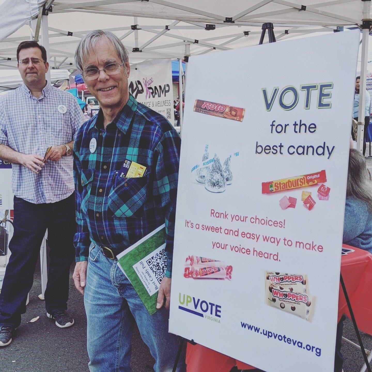 Volunteers had a blast this weekend at Taste of Annandale talking to voters about #rankedchoicevoting and demonstrating the process in a Best Candy election! You can try it out too - https://app.rankedvote.co/elections/26329/Best-Candy-with-5/27313/v