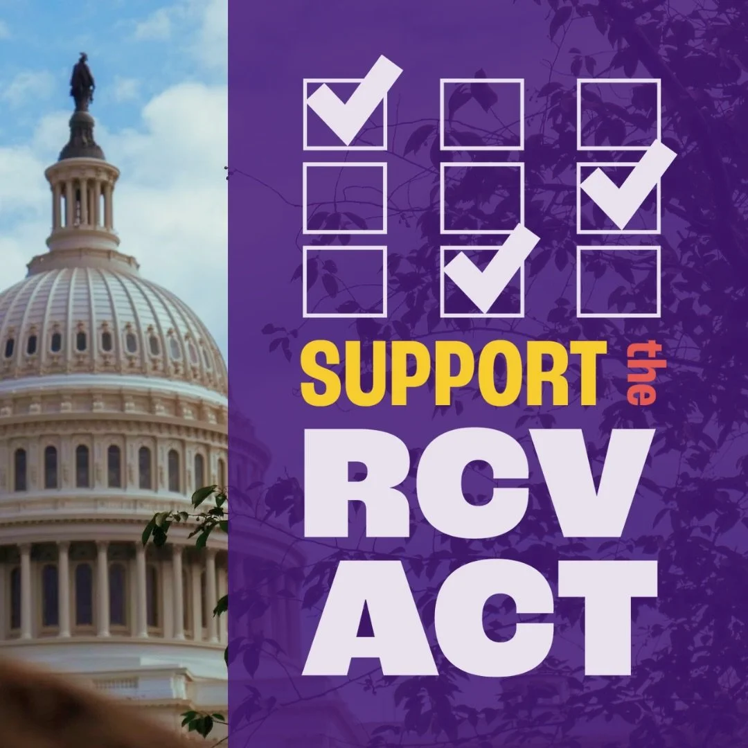 The Ranked Choice Voting (RCV) Act , sponsored by @repraskin and @repdonbeyer in the House and @senpeterwelch (VT) in the Senate, will bring ranked choice voting to all congressional elections &ndash; giving voters more choice, delivering majority wi