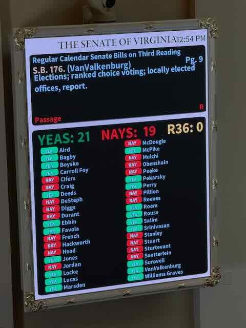 Legislative session update - RCV