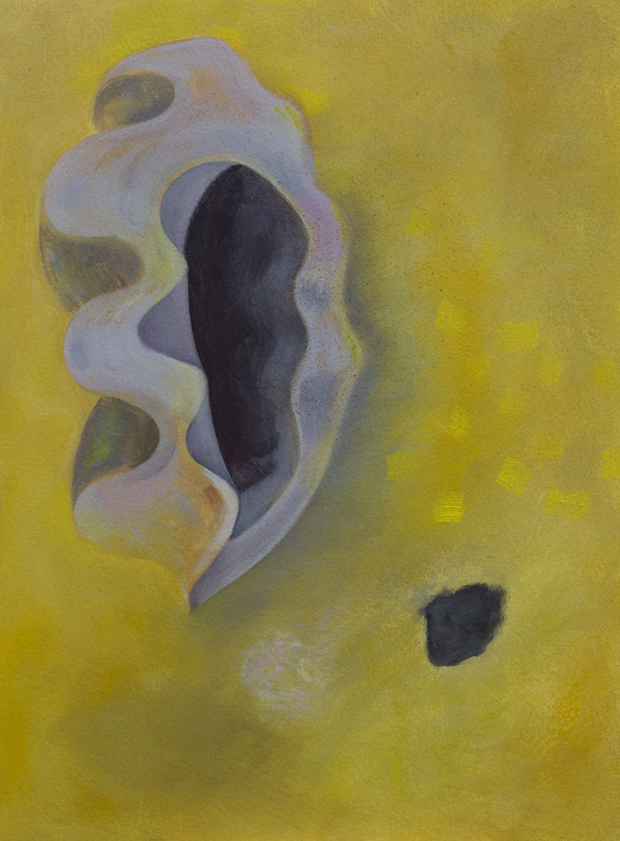    Underlying No.12  , 2014, oil on paper, 31 x 23 cm 