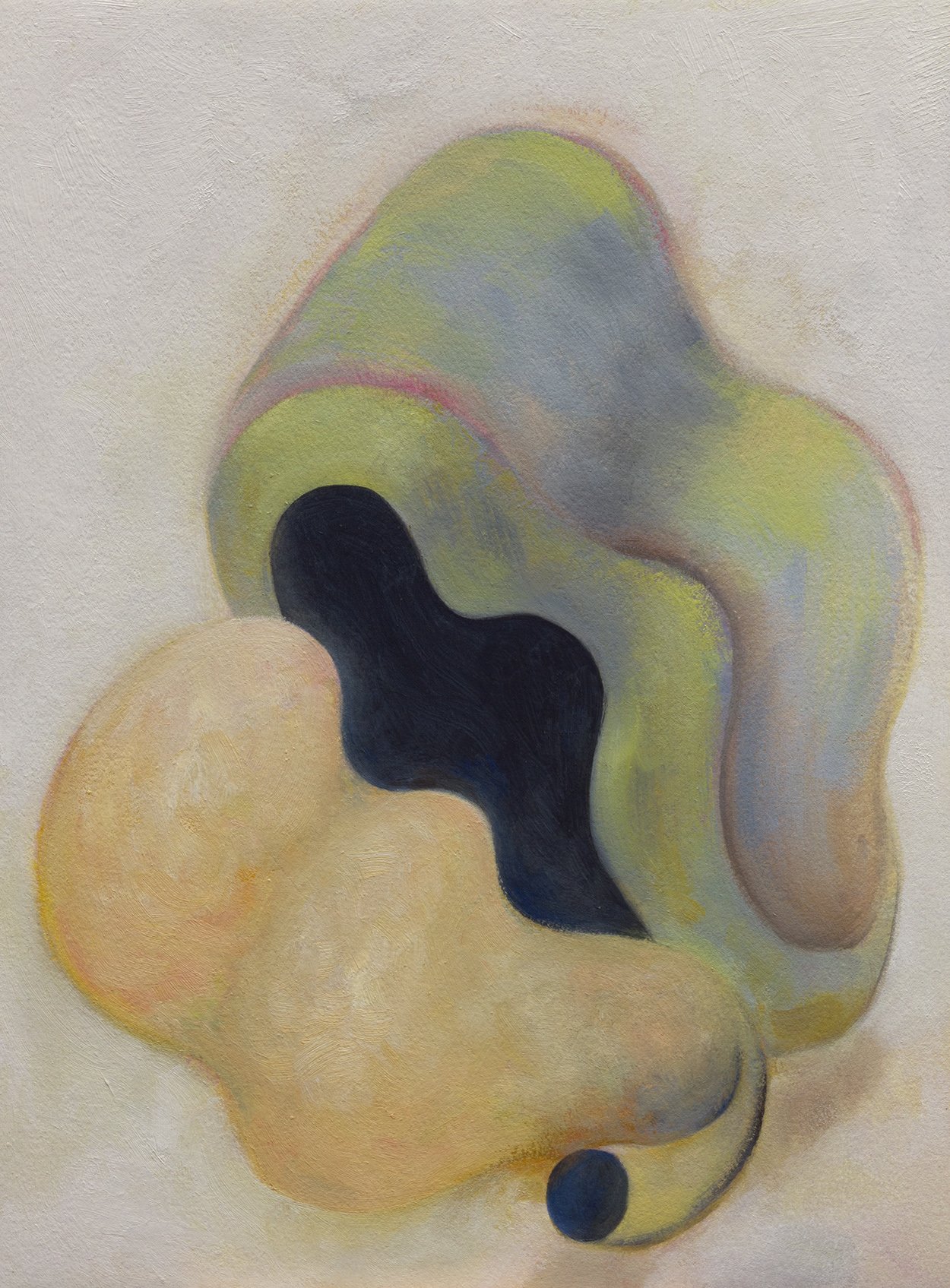    Underlying No.16  , 2014, oil on paper, 31 x 23 cm 