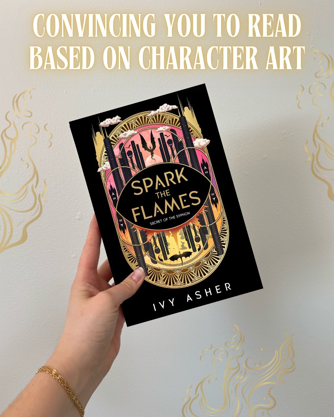 Did I convince you?!

Spark the Flames is the first book in an epic urban fantasy romance. If you love strong FMCs, sizzling banter, dragon shifters, fast-paced action, and a hot AF Fire Daddy MC, this book is for you!!!'

It's available on Kindle Un
