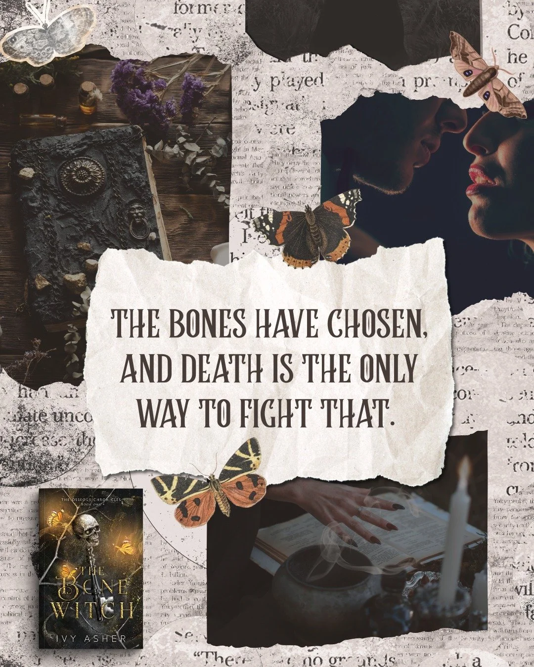 Looking for a witchy book with these vibes to read this fall??

Then you should read The Bone Witch! 

It's the first book in The Osseous Chronicles, a completed witchy urban fantasy with enemies to lovers and slow burn romance.

Binge the trilogy on