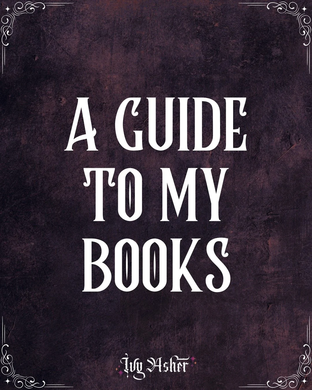 guide to my books 💜

With so many new readers discovering my books, I wanted to share a guide to my books post to highlight both my new releases and my backlist!

Comment a 📚 if you&rsquo;ve read them all, 🗡️ if you&rsquo;ve read some of them, and