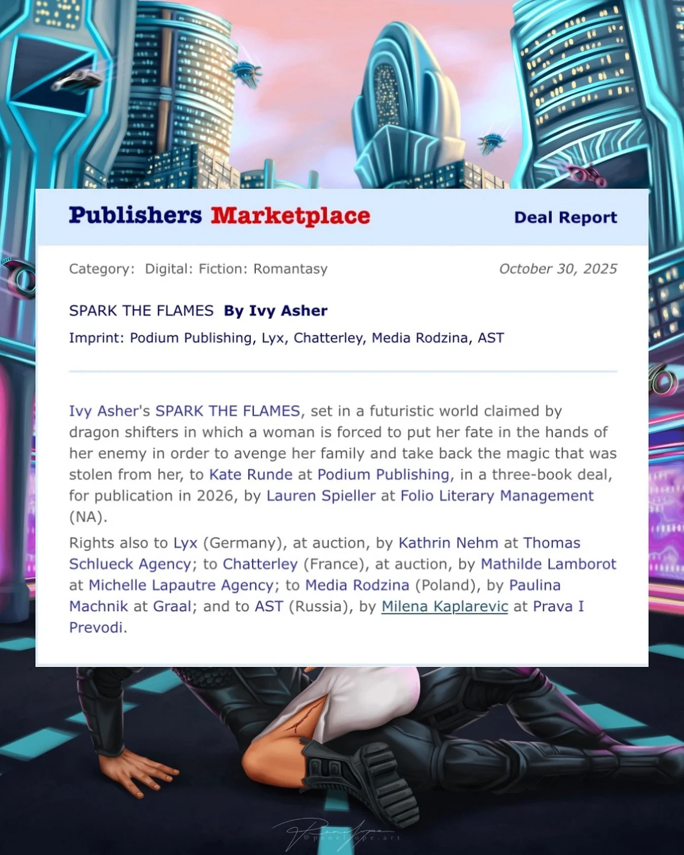 I&rsquo;m so freakin excited to finally announce that Spark the Flames and the Secret of the Syphon trilogy has been picked up by @podiumentertainment for paperback and audiobook! 

Did you just squeal, because I totally just squealed!!!

Podium is a