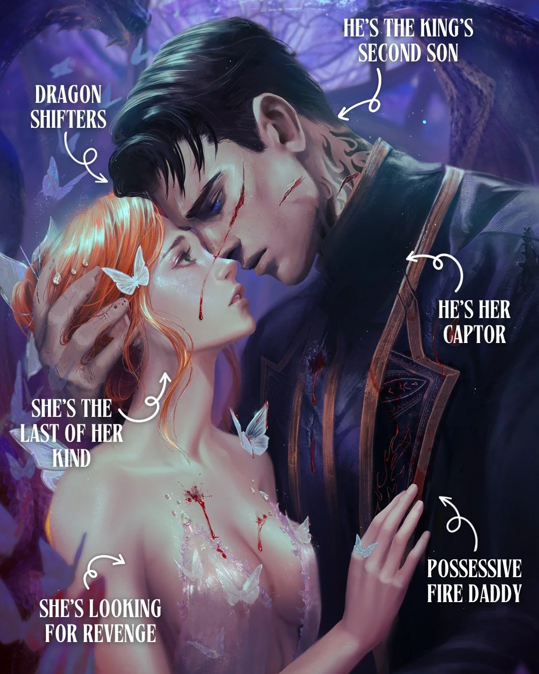 Meet Ever and Aeson in Spark the Flames! 🔥

Spark the Flames is an urban high fantasy romance with sizzling enemies to lovers romance, dragon shifters, fast-paced action, and an epic game of cat and mouse.

You can read Spark the Flames now on Kindl