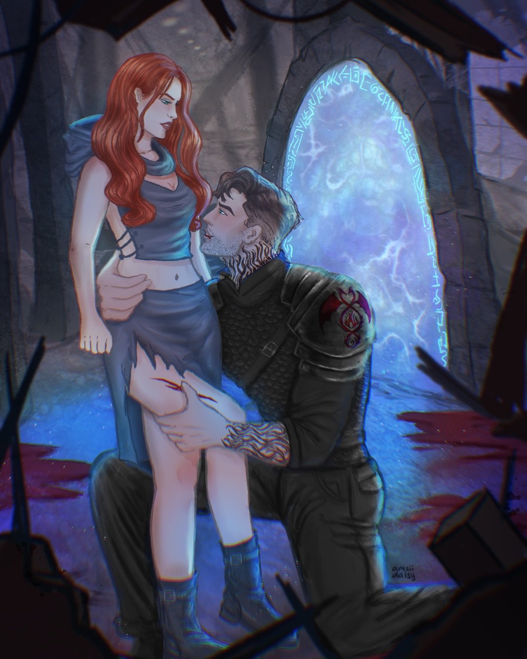 Spark the Flames art reveal!!!

I am obsessed with this art of Ever and Aeson by @artsiidaisy!! 😍

The scene ⤵️
𝘏𝘦 𝘬𝘯𝘦𝘦𝘭𝘴 𝘪𝘯 𝘧𝘳𝘰𝘯𝘵 𝘰𝘧 𝘮𝘦, 𝘴𝘵𝘳𝘰𝘯𝘨 𝘩𝘢𝘯𝘥𝘴 𝘨𝘳𝘢𝘣𝘣𝘪𝘯𝘨 𝘮𝘺 𝘩𝘪𝘱𝘴, 𝘢𝘯𝘥 𝘣𝘦𝘧𝘰𝘳𝘦 𝘐 𝘬𝘯𝘰𝘸 𝘸𝘩
