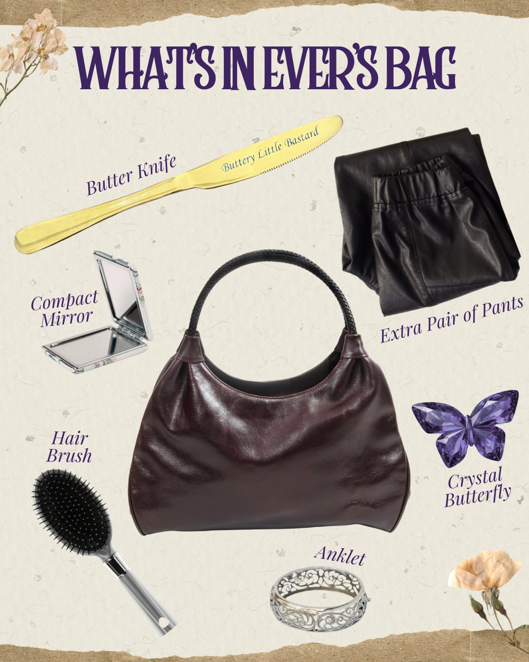 What's in Ever's bag 👛👜

If you're new here, Ever is the FMC in Spark the Flames, my urban high fantasy romance with sizzling enemies to lovers romance, dragon shifters, fast-paced action, and an epic game of cat and mouse.

You can read Spark the 
