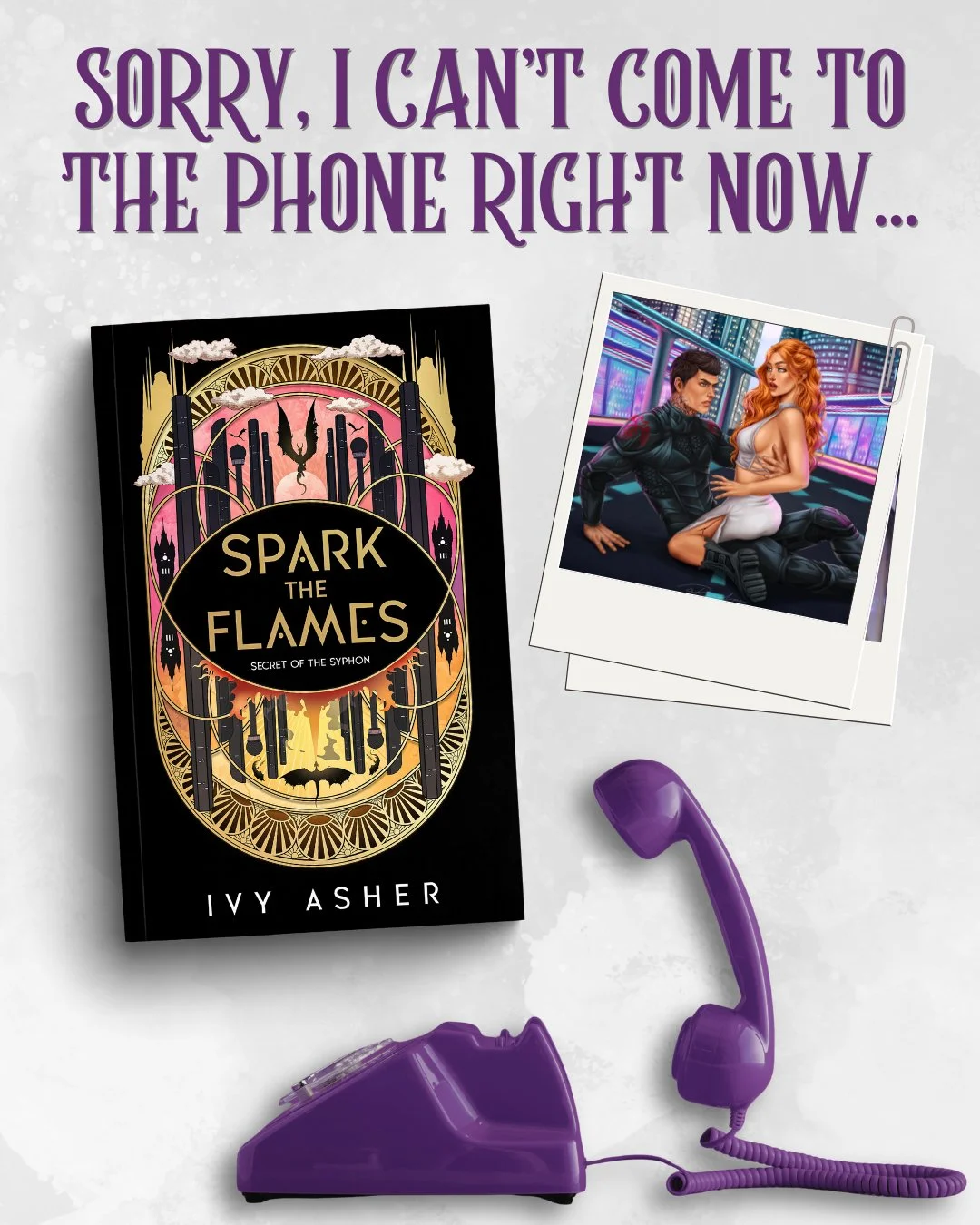 Meet Ever &amp; Aeson in Spark the Flames ❤️&zwj;🔥

Spark the Flames is the first book in my urban high fantasy romance series!

You&rsquo;ll enjoy Spark the Flames if you&rsquo;re a fan of:
🐉 Dragon shifters
⚔️ Enemies with benefits
🔥 Fire daddy
