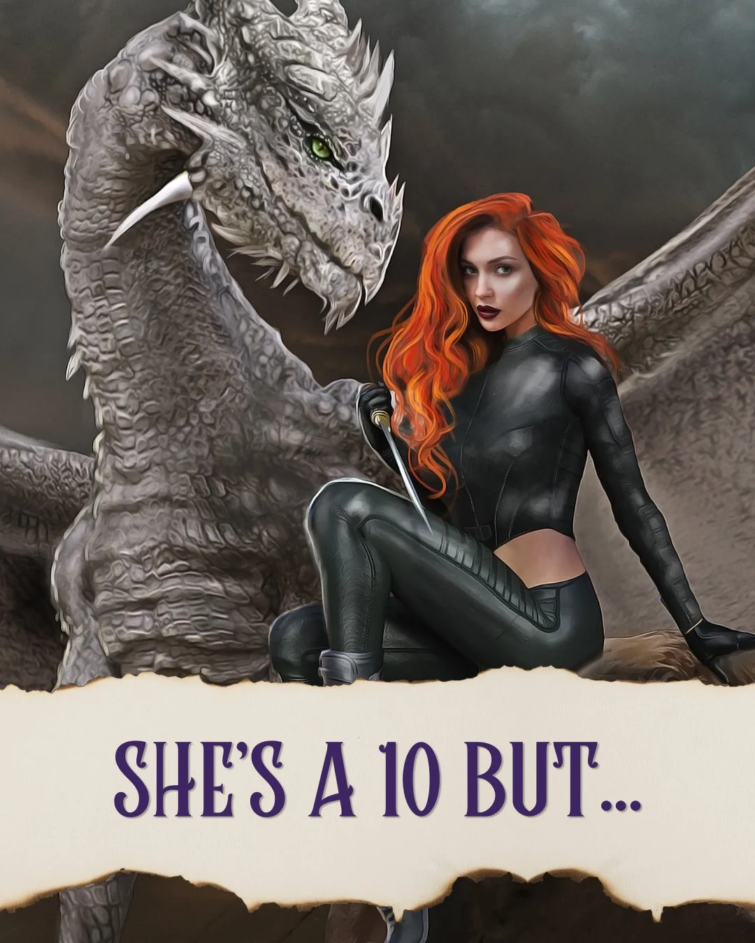 She's a 10 but... Ever Tenebrae edition 🔥

Ever is FMC in Spark the Flames, the first book in an urban romantasy series with enemies to lovers romance, dragon shifters, fast-paced action, and an epic game of cat and mouse.

Read it now on Kindle Unl