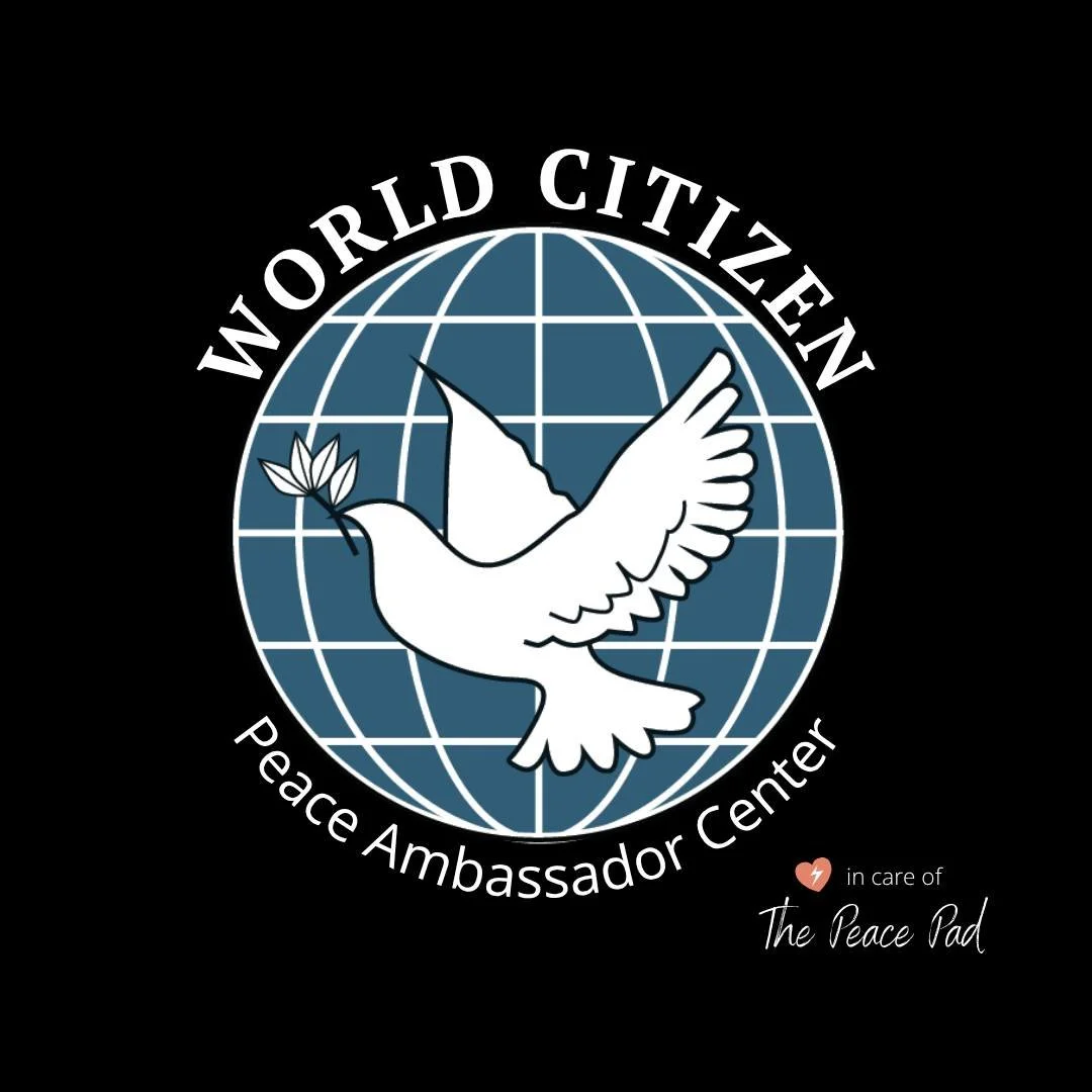 World Citizen Peace Ambassador Center in officially a registered AZ-USA nonprofit!! 🥳  Our mission is: Empower People to Create a Just and Peaceful World! World Citizen promotes the 'Five Peace Actions: 
☮️ Seek Peace Within Yourself and Others
🤝 R
