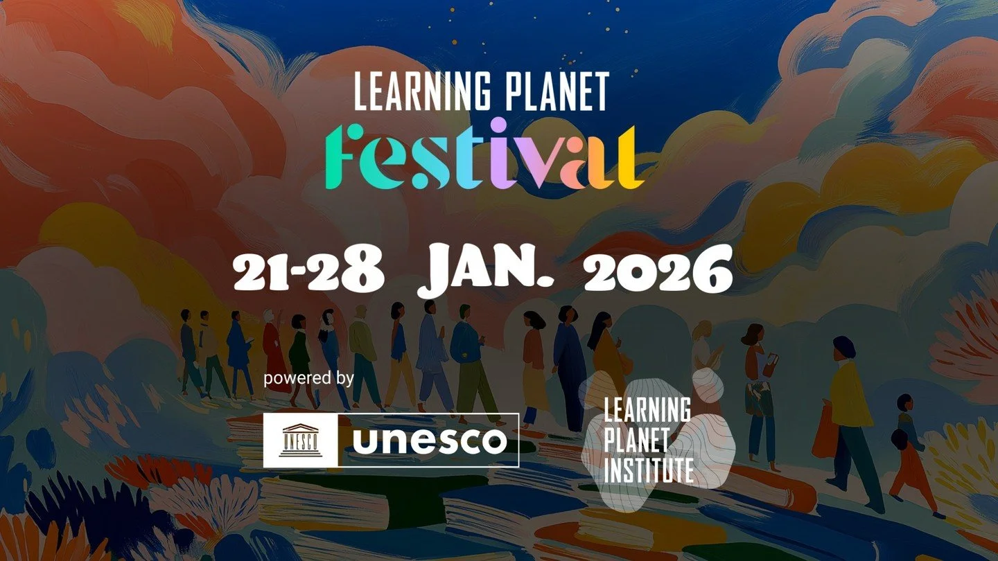 The Learning Planet Festival in partnership with UNESCO is January 21-28 and this year's theme couldn't be better aligned with our Five Peace Actions!

Theme: Learning to take care of oneself, others and the planet.
The festival hosts hundreds of eve