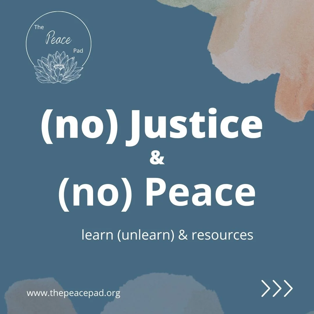 Peace &amp; Justice have and always will be interwoven. An injustice is defined as absence of justice, a violation of rights or the rights of another, and an unjust act. 

✌️ What are examples of injustice that currently exist in your life, community
