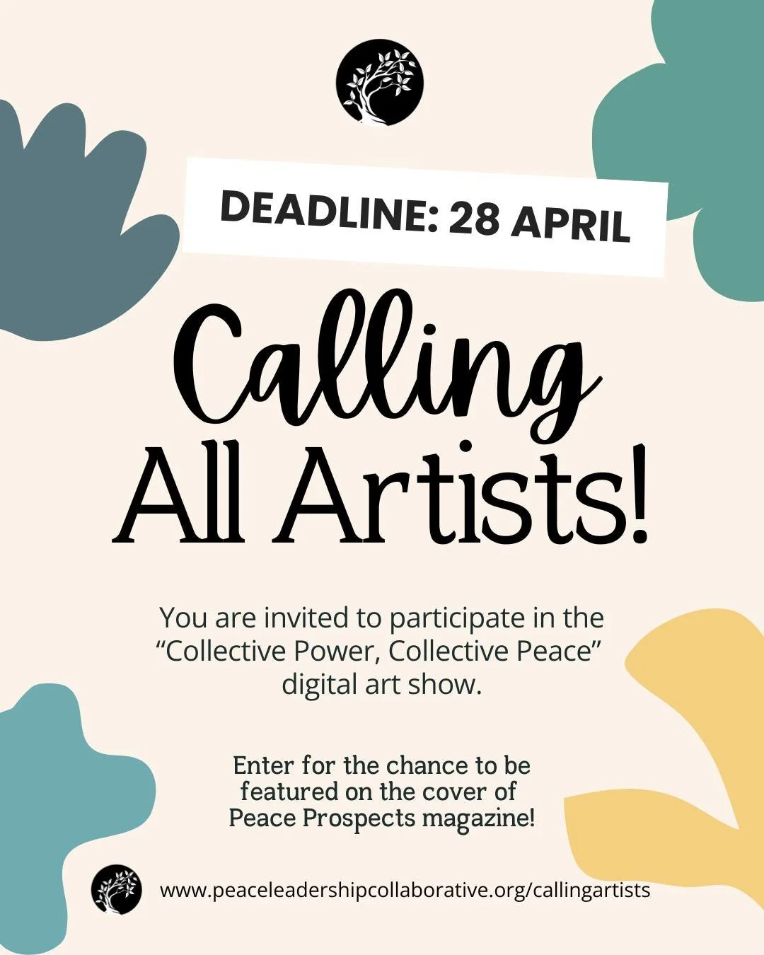 Artists, creatives, visionaries, and peace leaders &mdash; our partners at the Peace Leadership Collaborative are excited to invite you to participate in the &ldquo;Collective Power, Collective Peace&rdquo; digital art show!

This is your opportunity