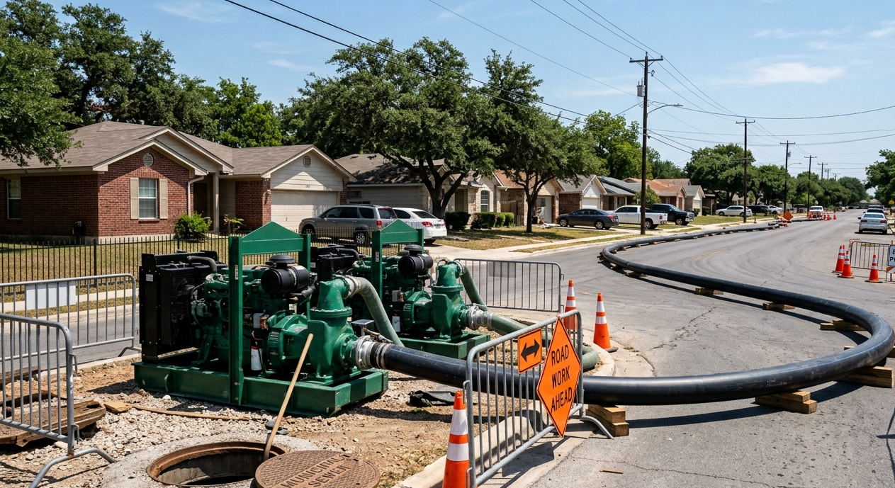What Is Bypass Pumping and Why Does Your Sewer Project Need an Engineered Plan?