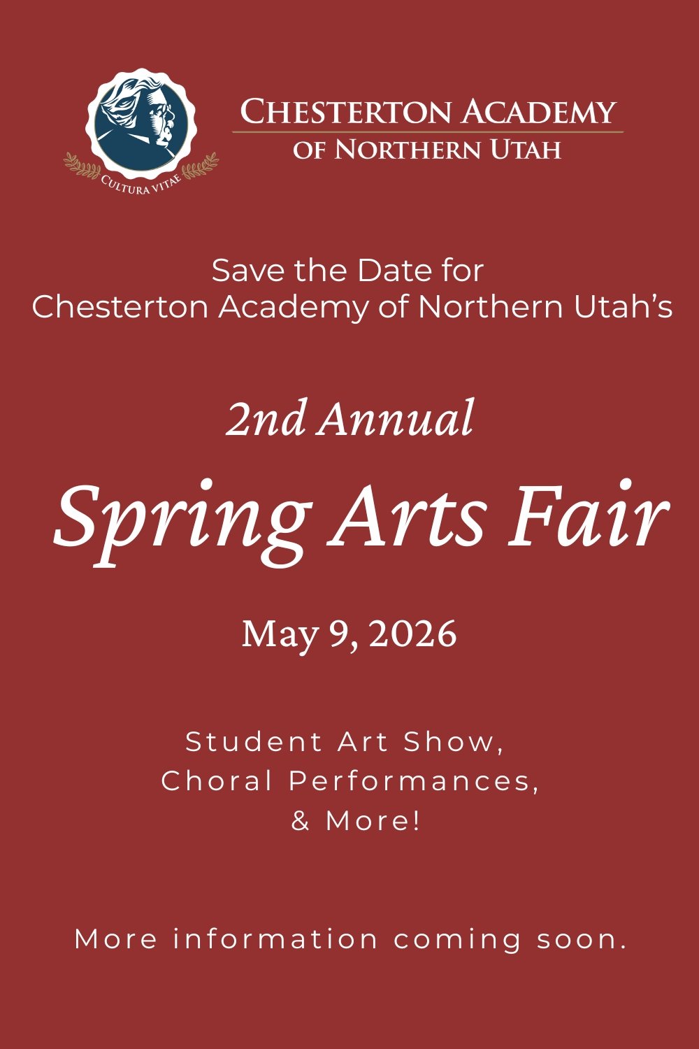 2nd Annual Spring Arts Fair - Save the Date