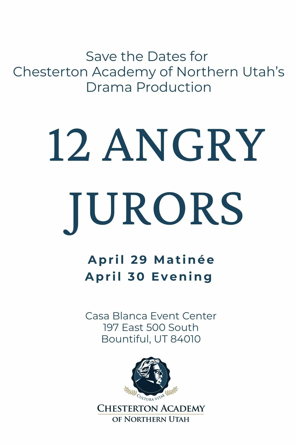 Matinee Drama Show - Save the Date 