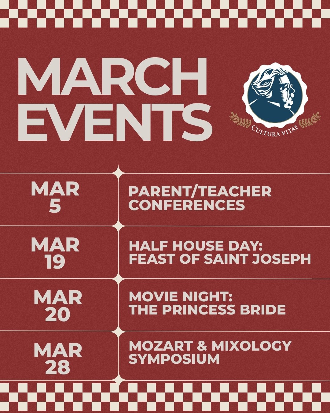 Upcoming events at CANU #chestertonschoolsnetwork #chestertonacademy #classicaleducation #classicaleducationinutah
