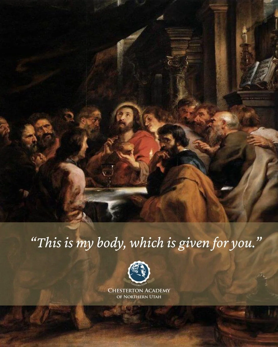 The Last Supper, by Ranier Maria Rilke

They are assembled, astonished and disturbed round him, who like a sage resolved his fate, and now leaves those to whom he most belonged, leaving and passing by them like a stranger.
The loneliness of old comes