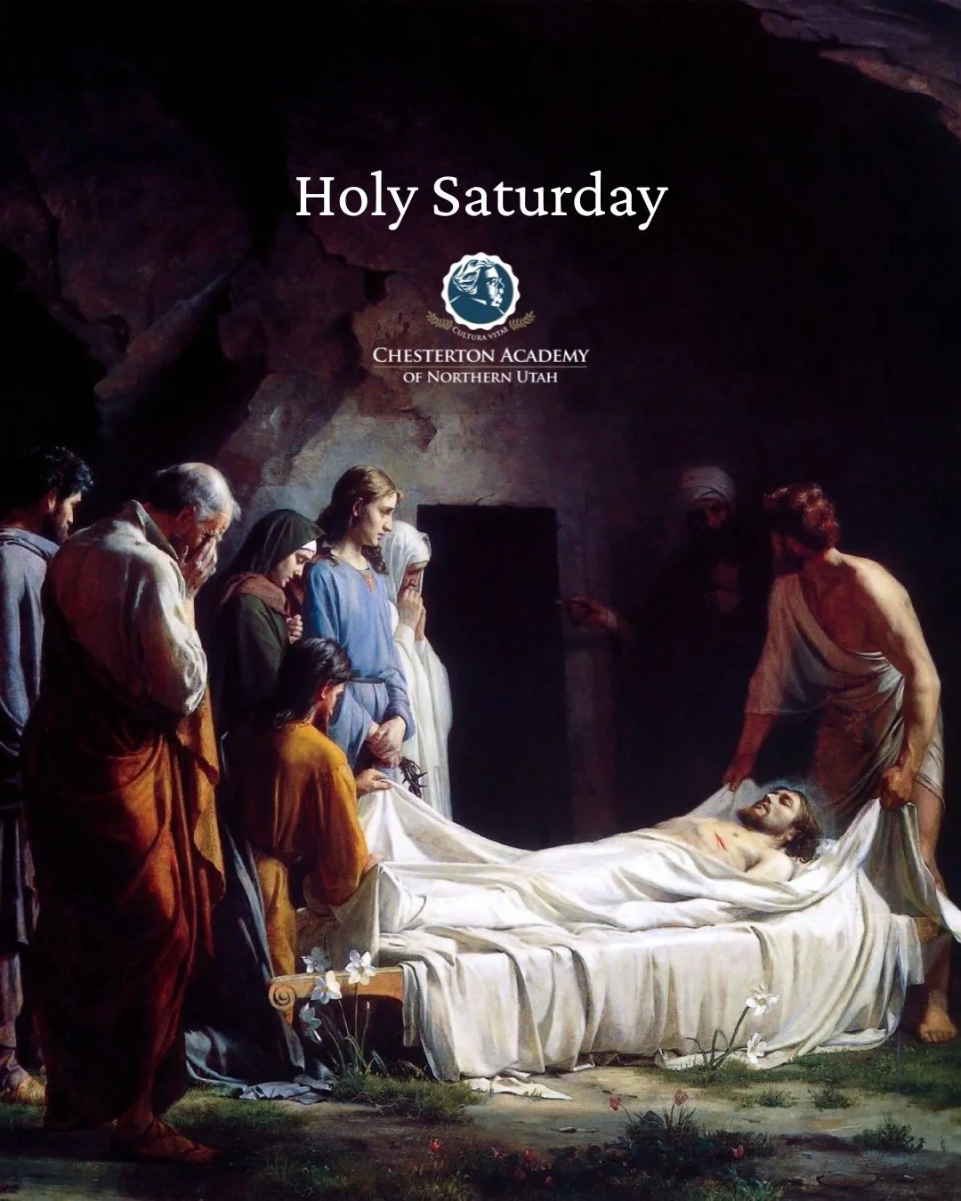 Sepulchre, by George Herbert

Oh blessed body! Whither art thou thrown?
No lodging for thee, but a cold hard stone?
So many hearts on earth, and yet not one
Receive thee?

Sure there is room within our hearts good store;
For they can lodge transgress