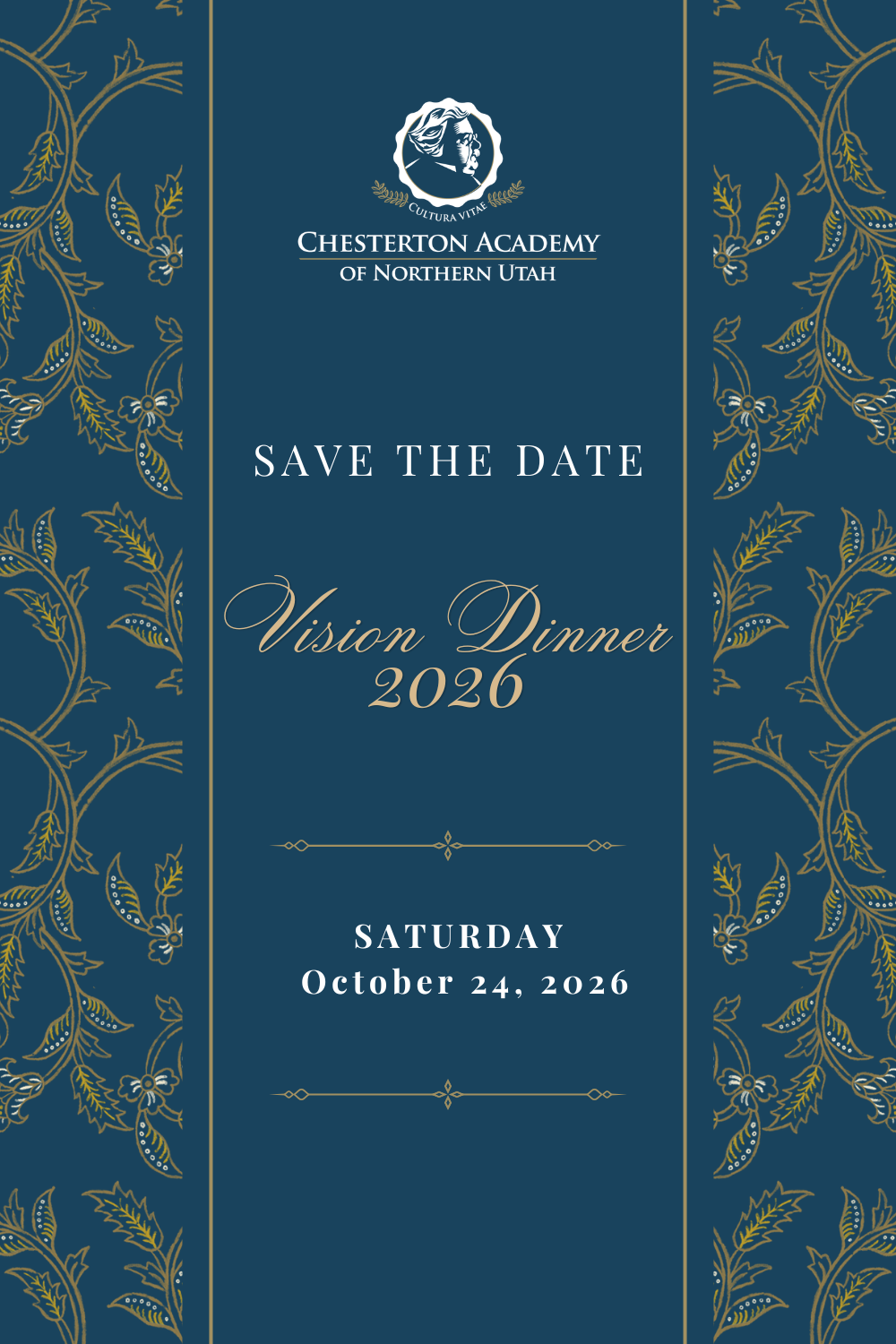 Chesterton Academy of Northern Utah Vision Dinner 2026