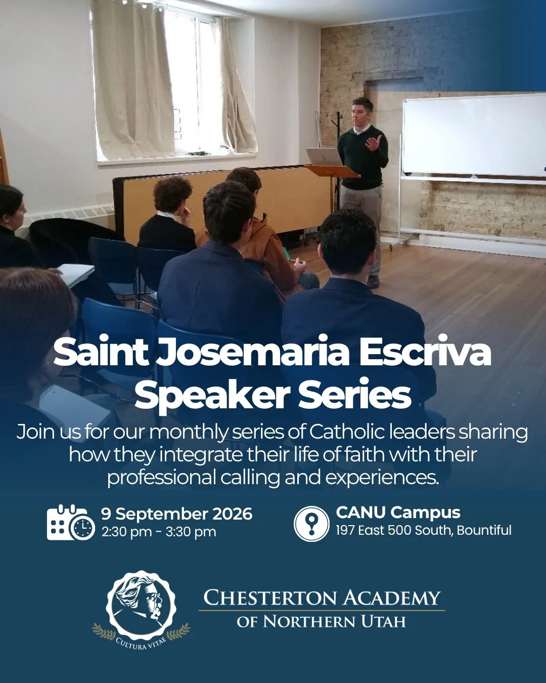 The Good, the True, and the Beautiful. How do both the aesthetic as well as the function of the buildings, homes, and public spaces we live in and interact with daily affect our sense of place, our emotions, and even our faith?

Please join us for a 