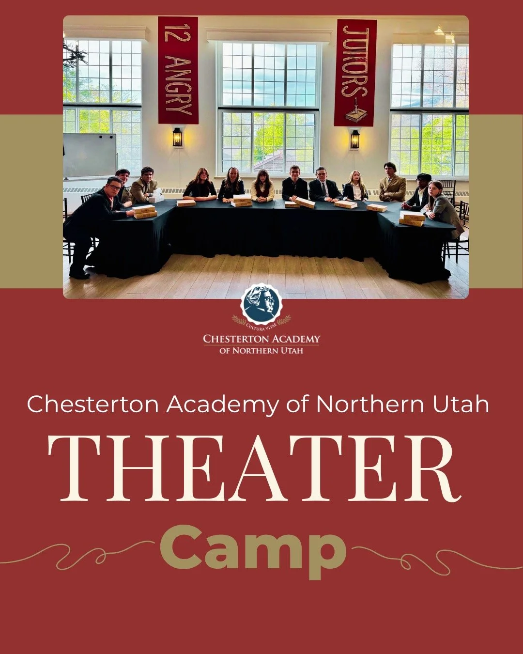 Register now for CANU&rsquo;s incredible Theater Camp.
Open to all 6th-10th grade students (possible extensions can be made for older and younger students)
July 13-17 (register by July 6th)
9:00am to 12:00pm
197 East 500 South, Suite C Bountiful, UT 
