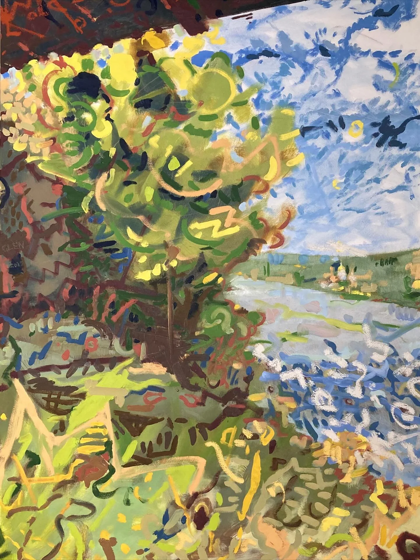 Someone should buy this from @gallerythefront so I don’t have to lug it back to the studio!