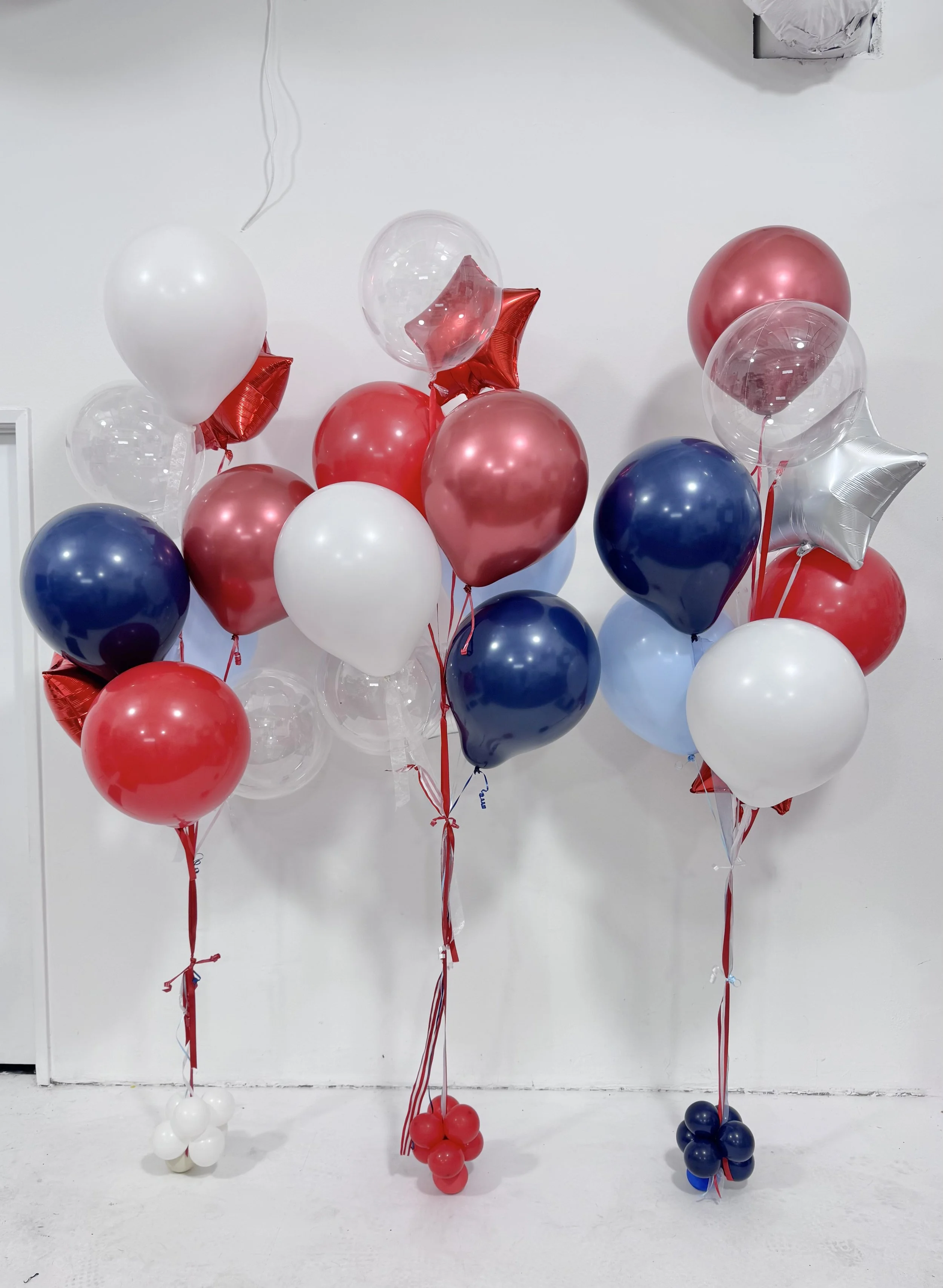Patriotic Helium Balloon Bouquet