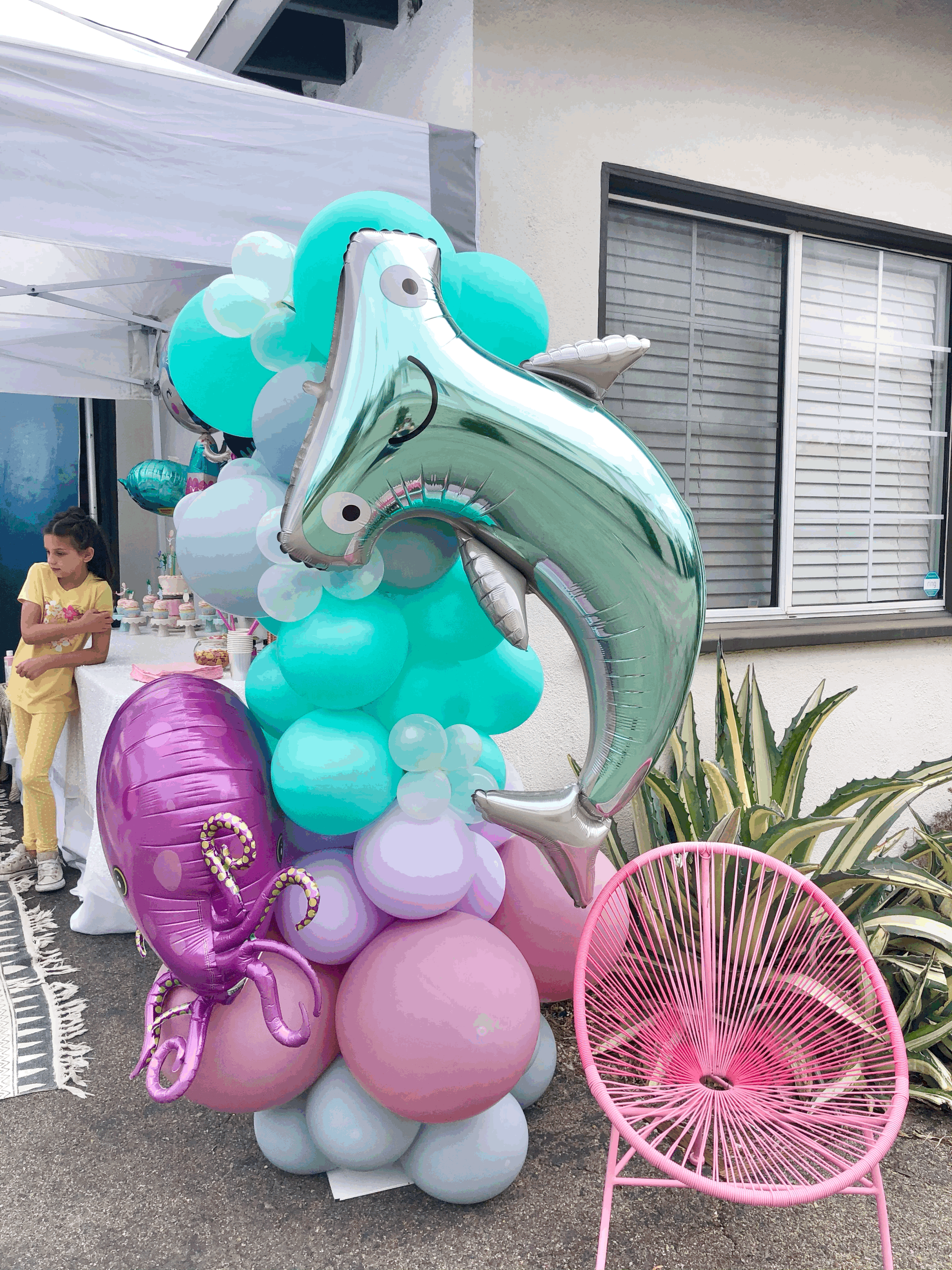Foto Vibe balloon columns.