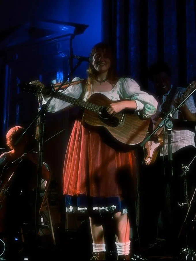 Few life updates: 

@greatescapefest was so magic !! I loved styling @josephineillingworth &amp; @nataliewildgoose Beautiful heartfelt music from both brilliant girls 🌸 I enjoyed taking the festival at a slower pace often in the folk-space sipping c