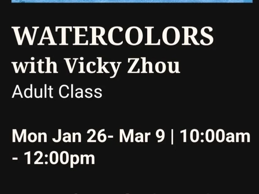 Watercolors with Vicky Zhou