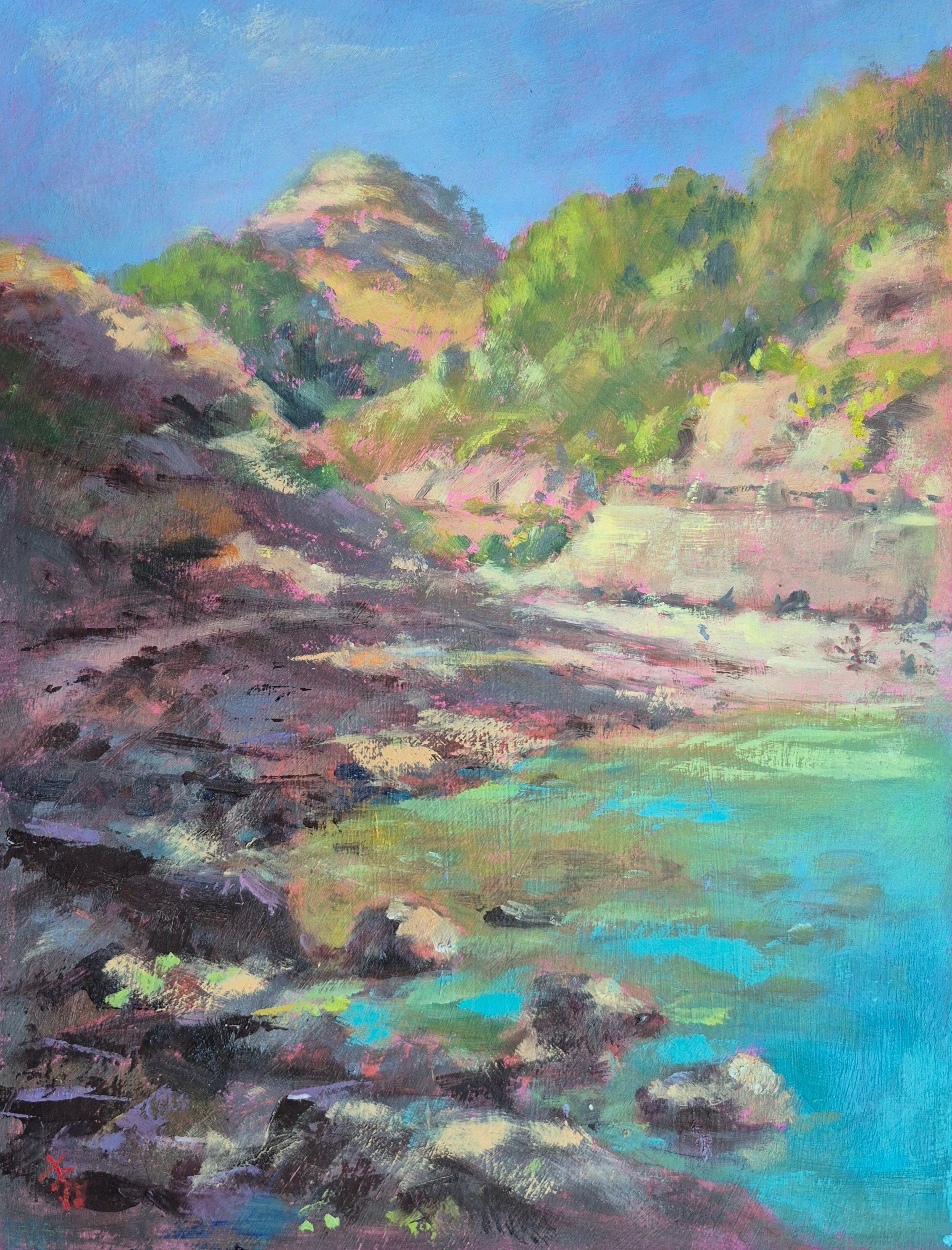 Mallorca Cove 12x9 Oil