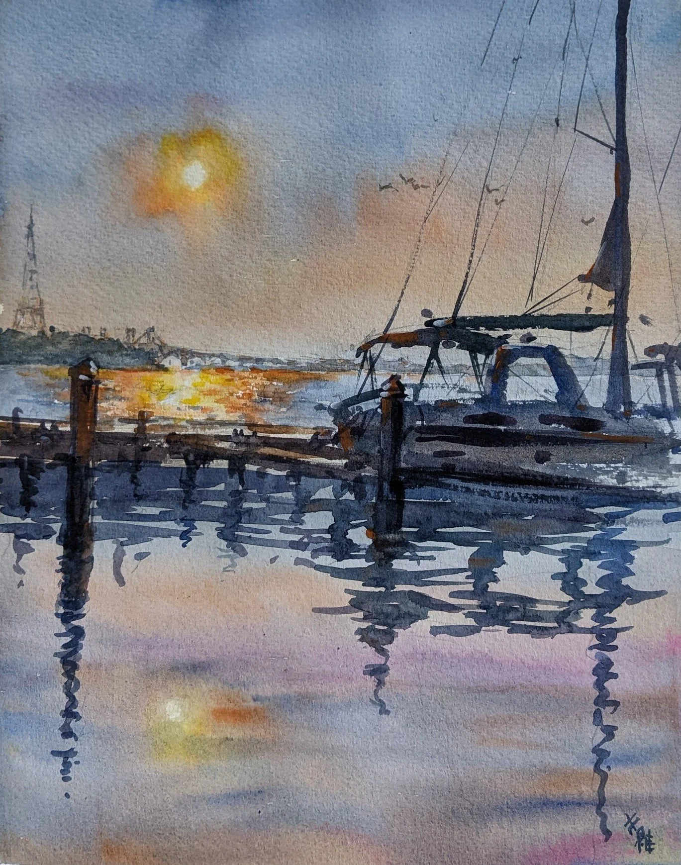 Into the Smog 14x11