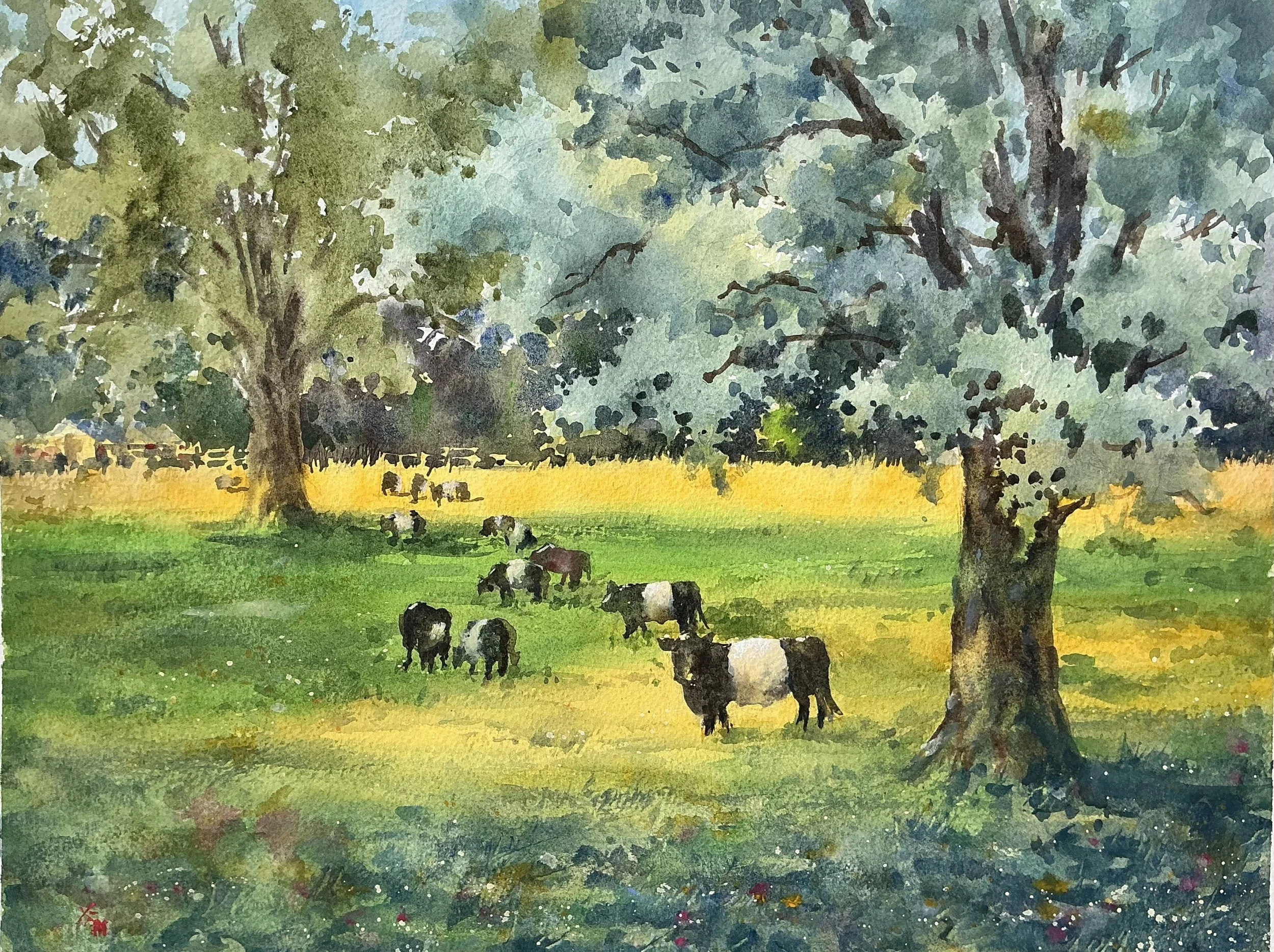 Roadside Belties 12x16