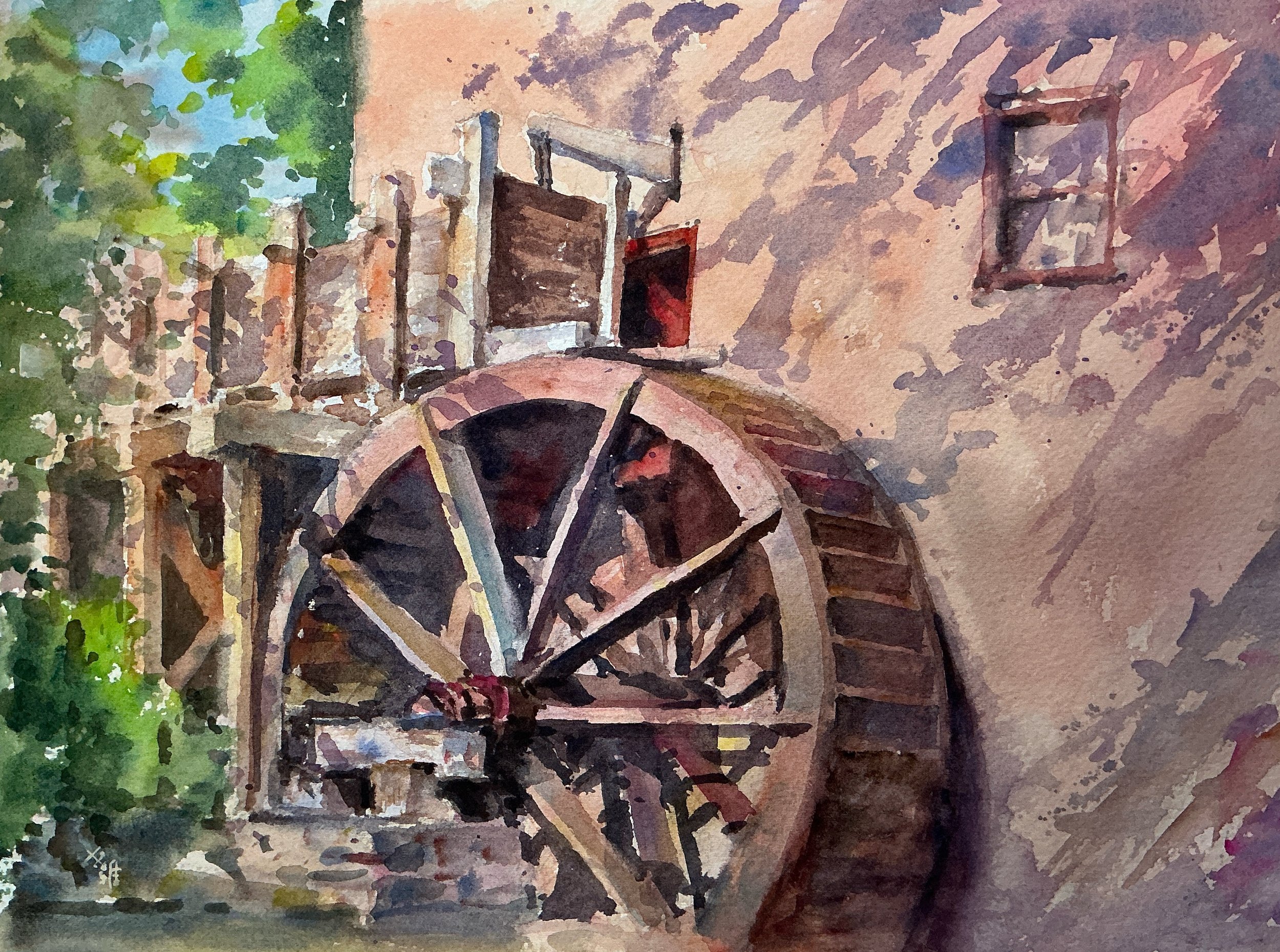 The Wheel 11”x15”