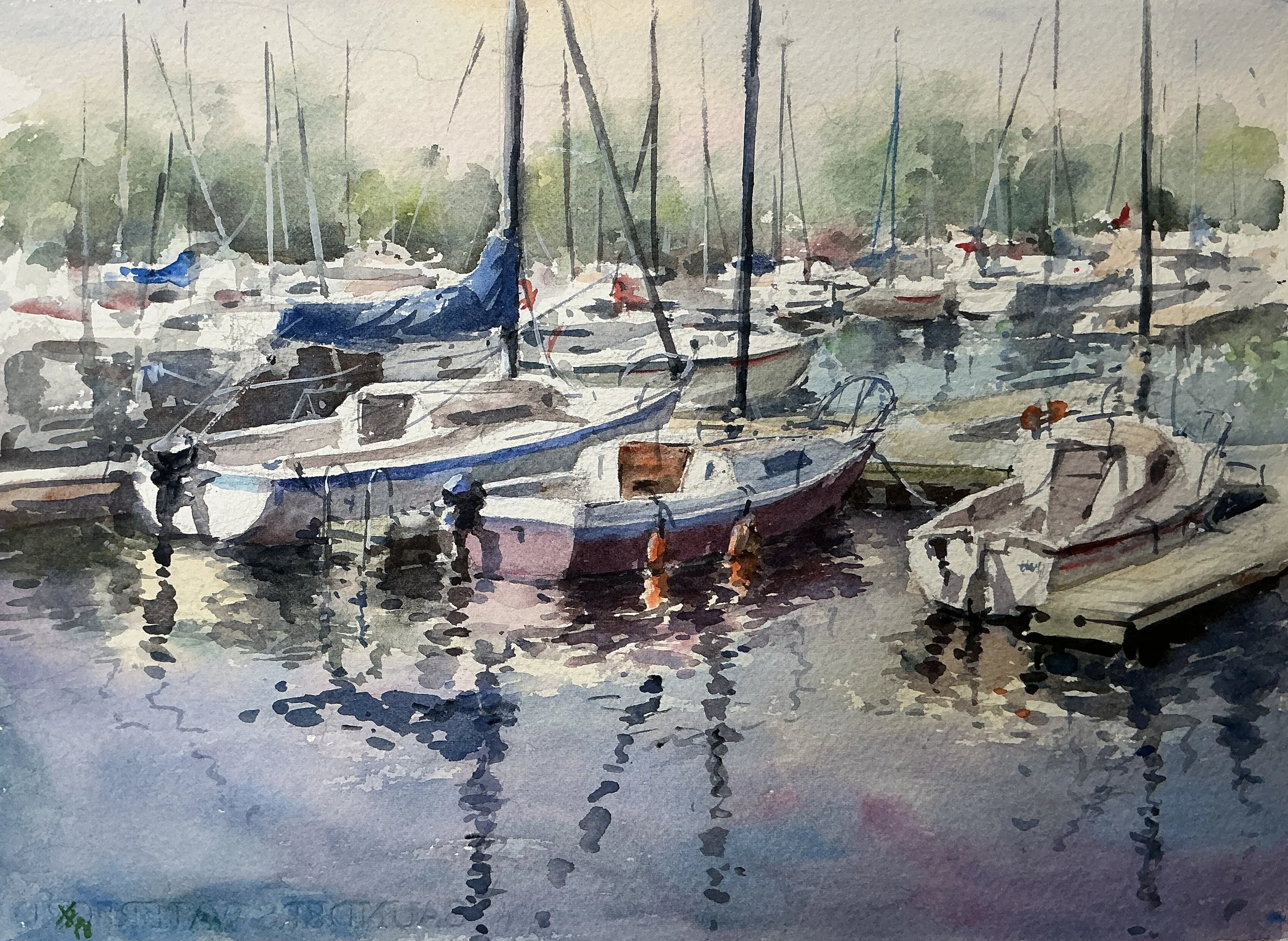 Gentle Wave 11x15