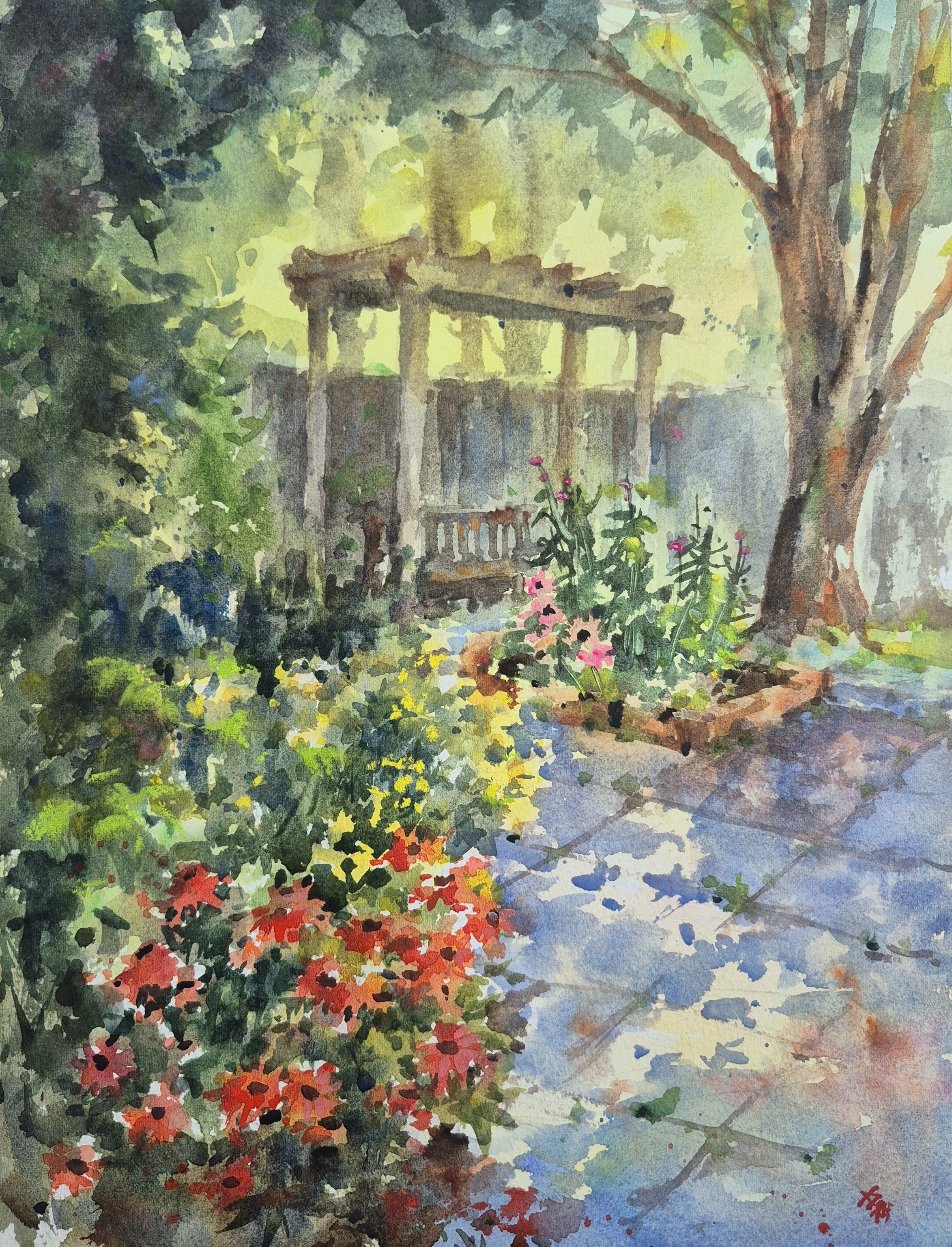 Garden Corner II 14x11
