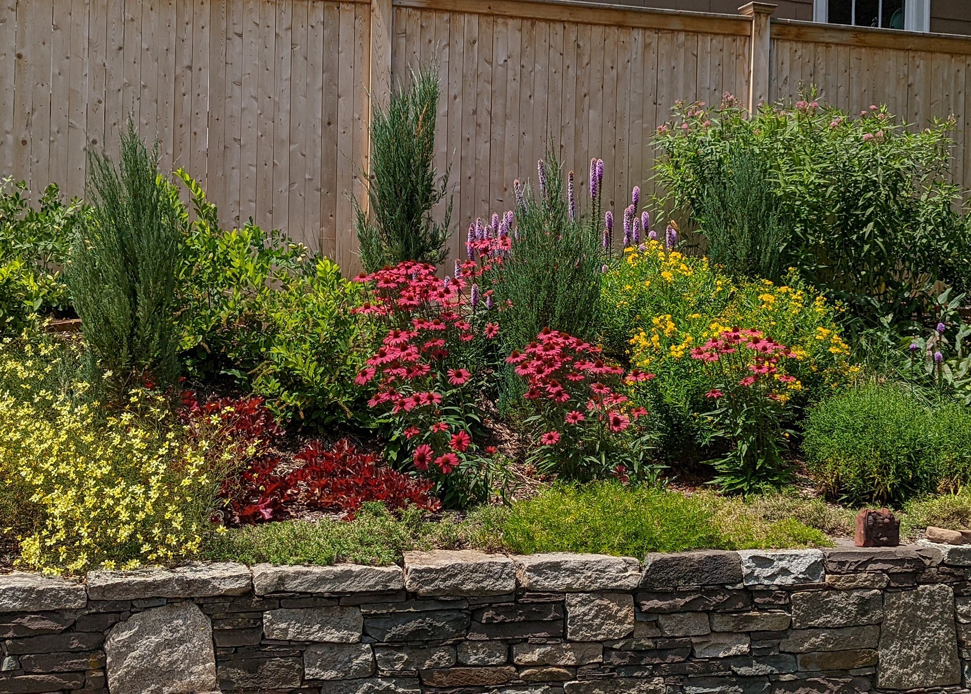 Pollinator Garden on Steep Slope