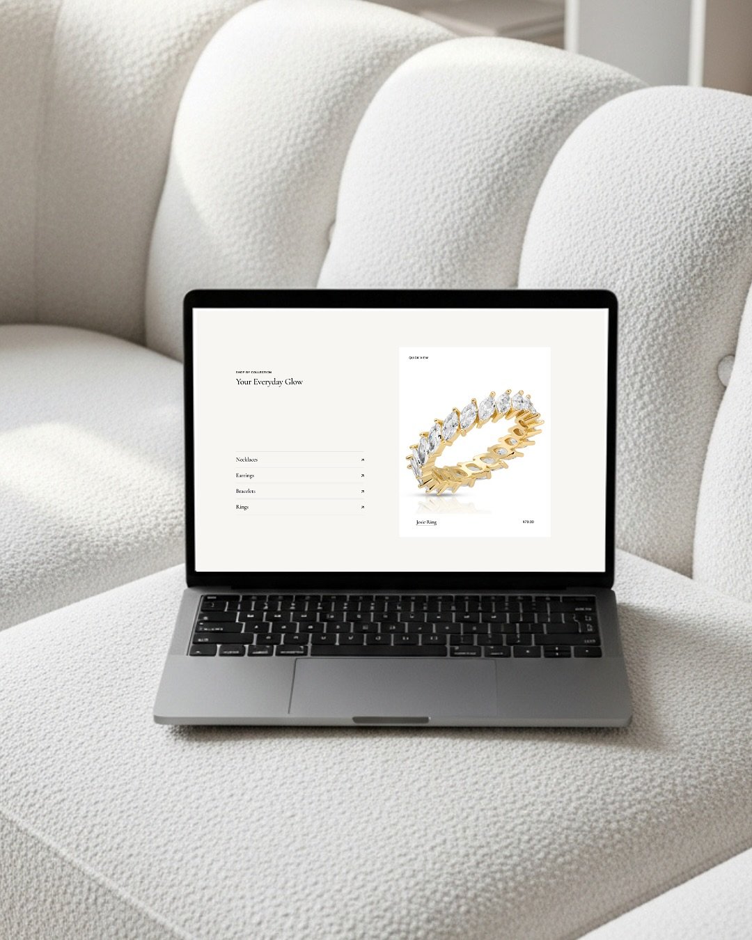 Introducing the newly launched website for Simone Prince Jewelry!&nbsp;

This new online home captures the refined elegance of Simone&rsquo;s unique designs. The site features a clean, modern layout with a soft, neutral palette that lets each piece t