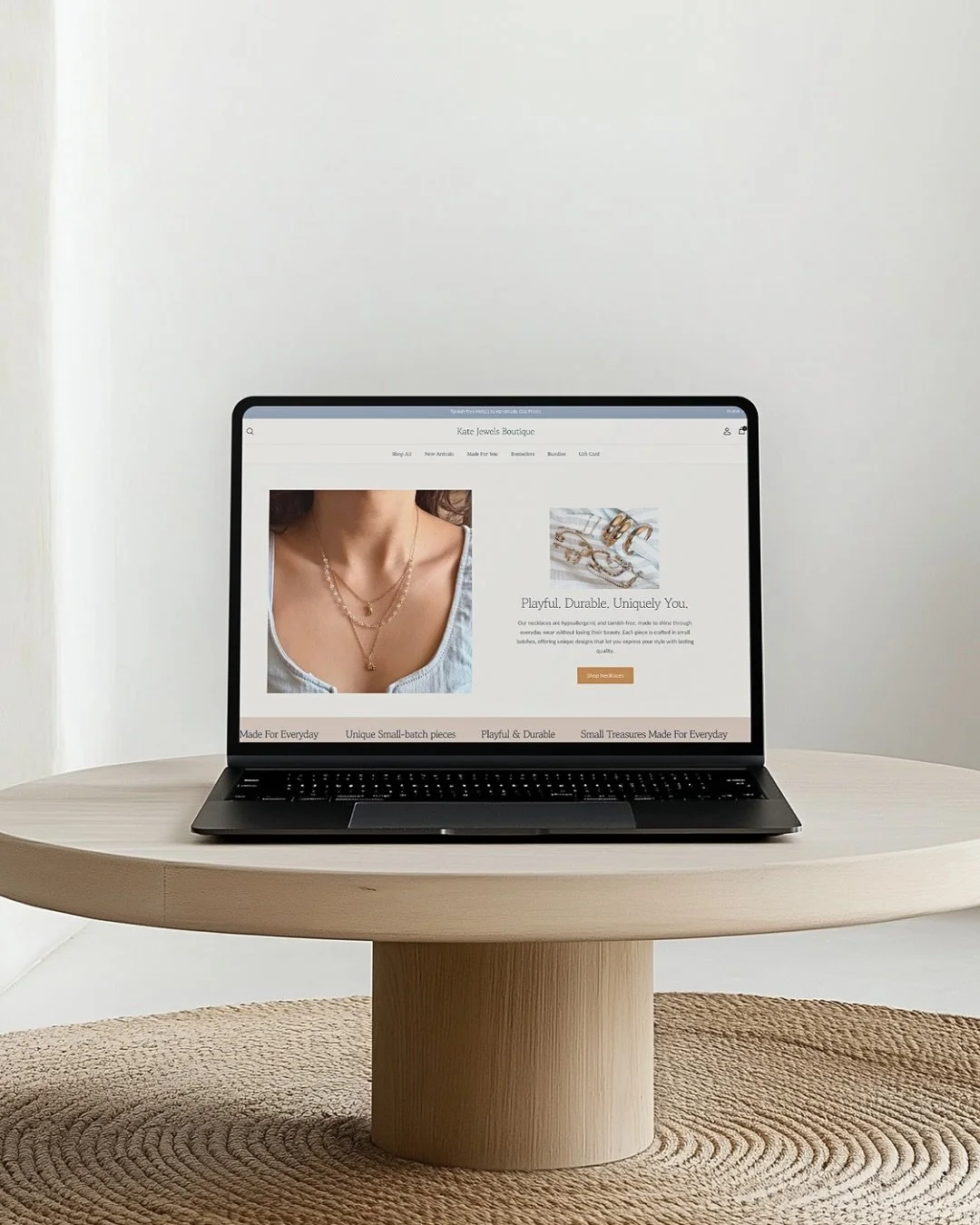 Proud to unveil this full store redesign! Cleaner, faster, and built to highlight every beautiful detail of their jewelry.
 This transformation includes: Premium theme implementation High converting home page redesign New customer service pages Store